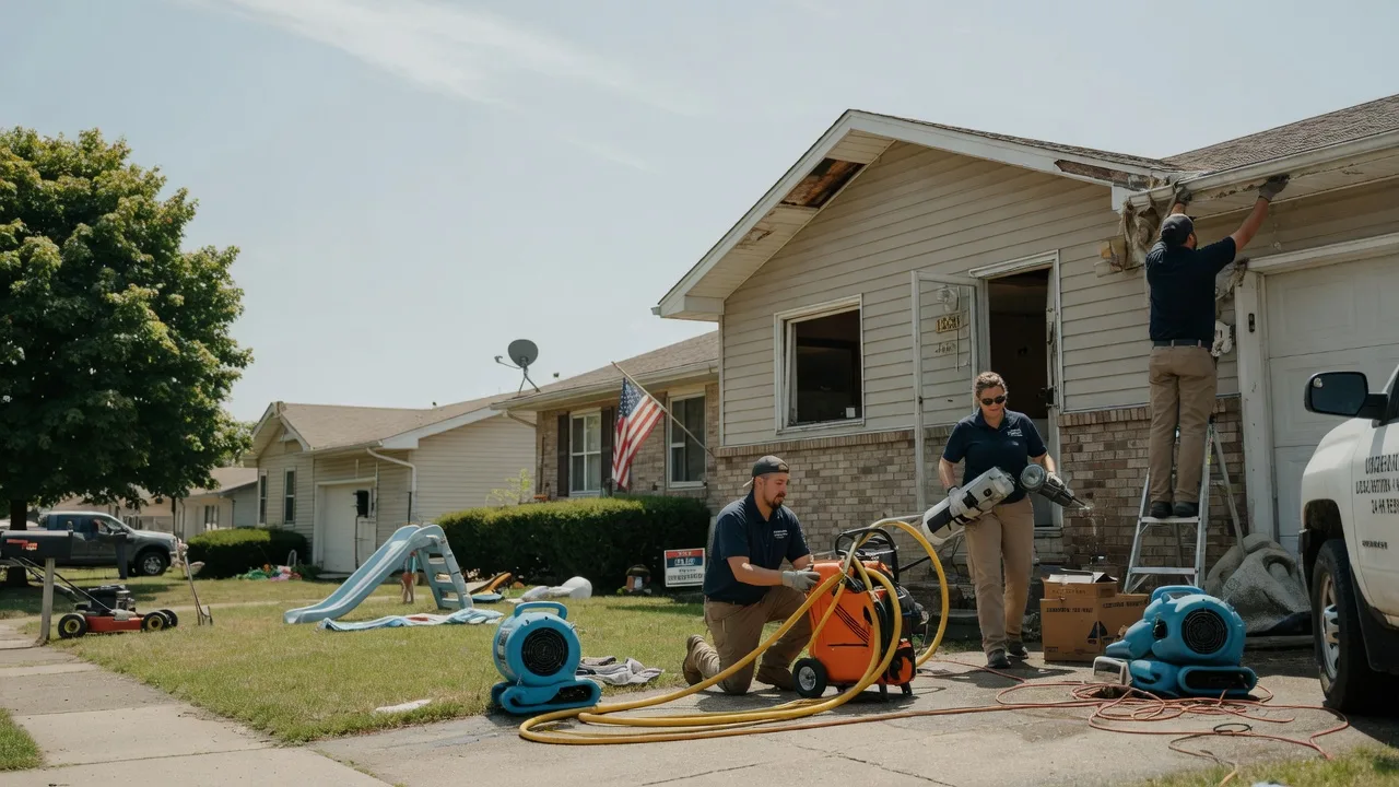 Water Damage Restoration in Danvers, IL near me